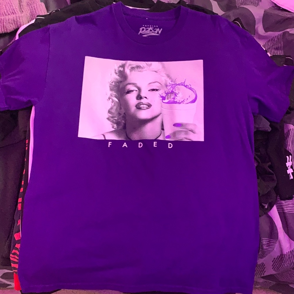 Faded purple drink T shirt